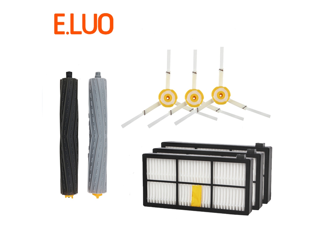 Substituição para irobot roomba 800 900 série 870 880 980 robô filtro de vácuo, escova e kit ferramentas limpeza peças aspirador pó