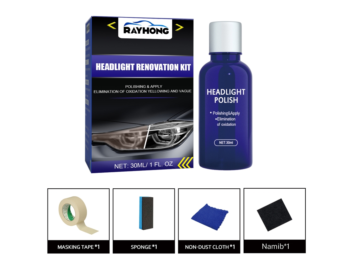 Líquido de Reparo para Faróis de Carro, Restaurando a Claridade de Forma Simples LAXISCREED