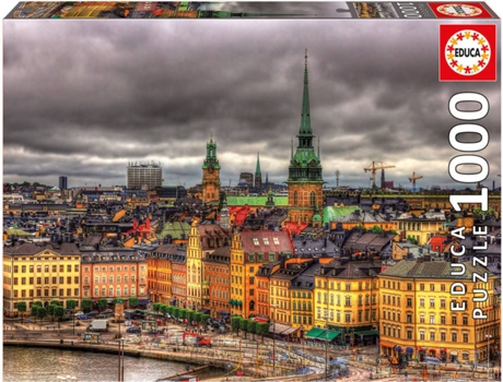 Puzzle  Vistas de Estocolmo Suécia (1000 Peças)