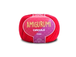 Fio De Crochet Círculo Amigurumi 125g Carmim 3528