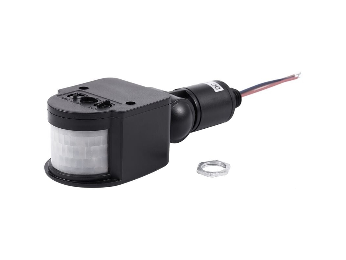Lurelia Lâmpada Led Com Sensor De Movimento Pir, 1 Peça, Preto, 12 V Dc, Baixo Consumo