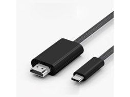 Cabo Adaptador Usb-c Para Hdmi Hd 4k 30hz 1,8m Halinuia