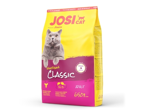 Alimento JOSICAT Sterilised Classic Gato Adulto (Quantidade: 18 K g)