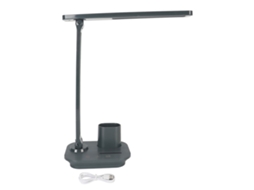 Lâmpada Led De Mesa Recarregável Com Apoio 3 Cores