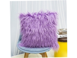 Capa de Almofada Pelúcia Macia, Imitação Lã, Aconchegante para Sofá,, Agradável Ao Toque, Durável, CHABERLU