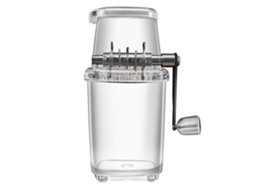 Triturador de Gelo Manual Doméstico Transparente Multifuncional para Gelo Raspado. TAISHENGDA