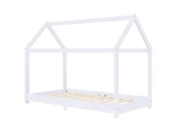 Estrutura De Cama Para Crianças Vidaxl Branco Madeira (146x78x121.5 Cm)