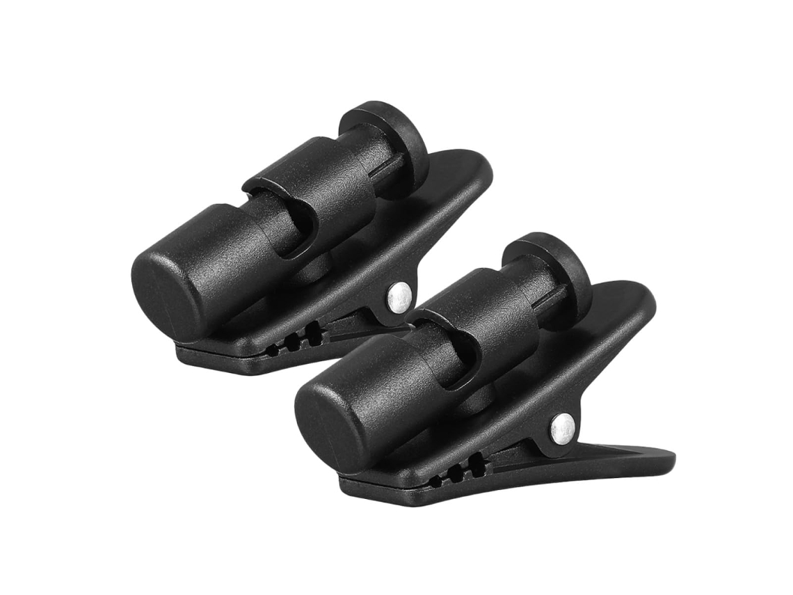 Clipe Healeved Para Cortadores De Plástico Preto 2 Peças Com Rotação De 360 Graus Para Organizador E Fixador