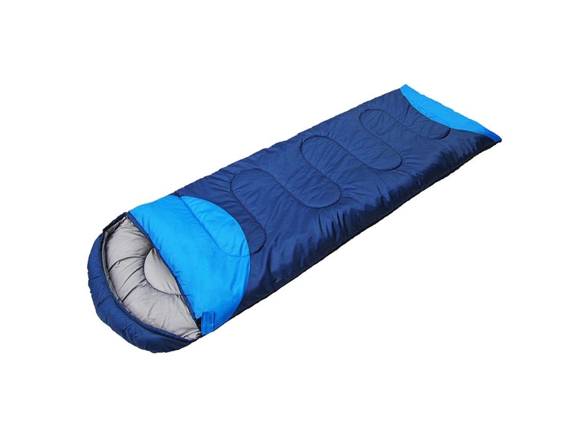 Saco de Dormir Camping 4 Estações Universal Azul Médio