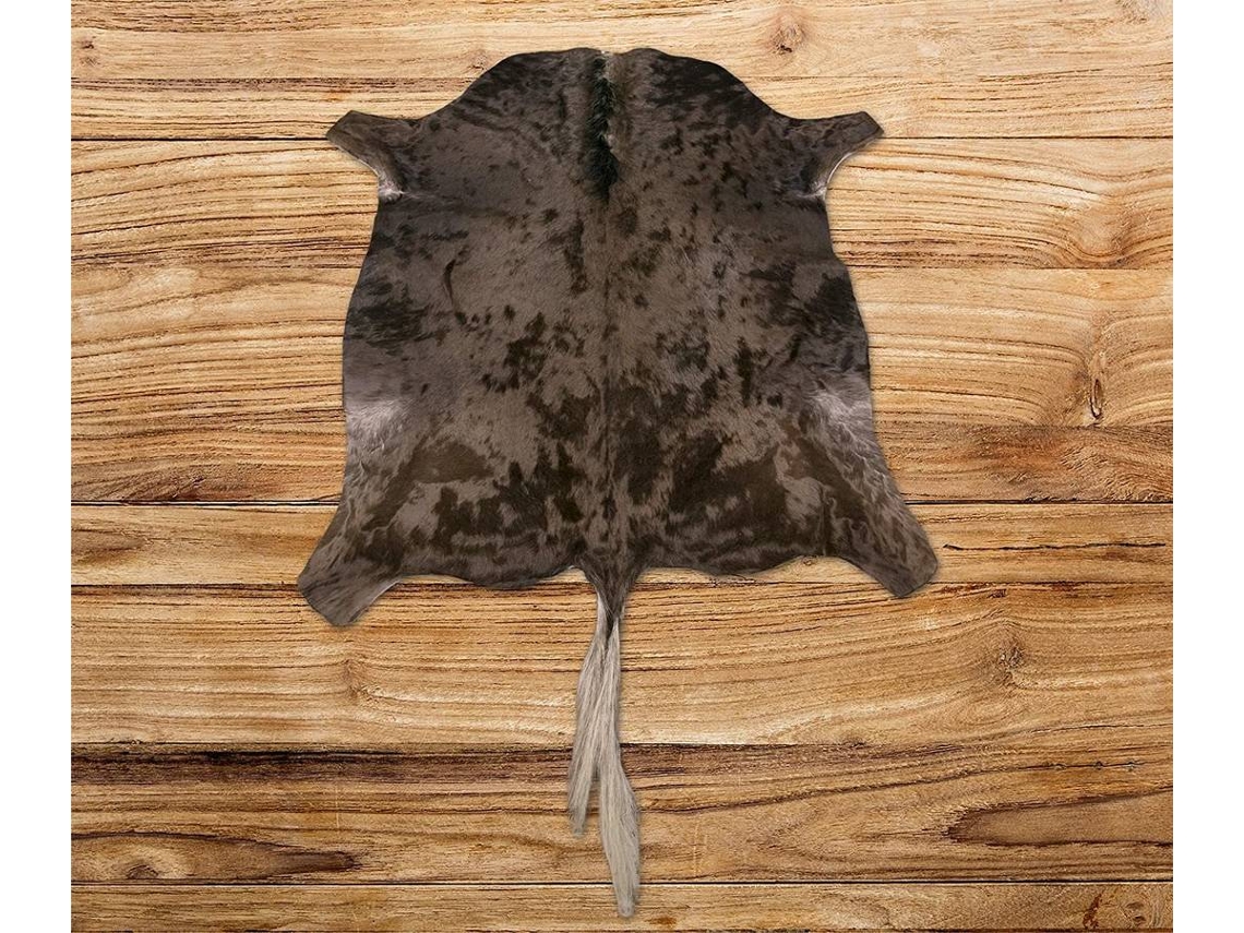 Tapete ZERIMAR Pele de Gnus (Natural - 150x125 cm - Pele)