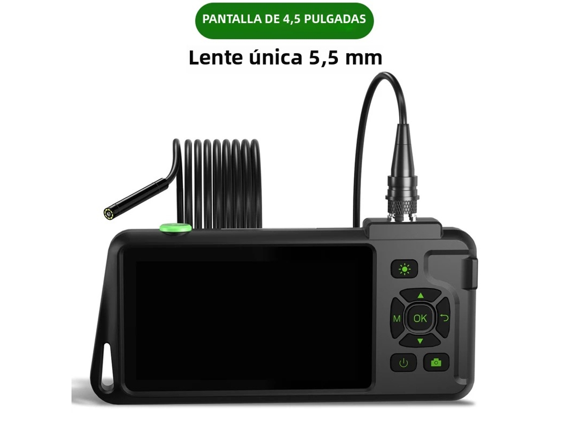 Endoscópio Industrial com Tela Ips de 4,5 Polegadas e Opções de Câmera Simples, Dupla Ou Tripla. MDUG (conector Único de 5,5 Mm)