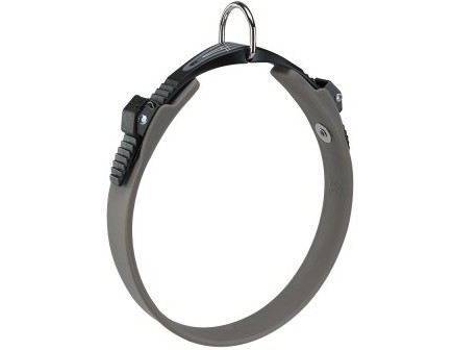 Coleira para Cães  Ergoflex (Cinzento - 18-22 x 1.5 cm - Borracha)