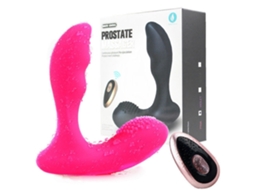 Vibrador Anal de Controle Remoto com 12 Modos de Vibração para Adultos Rosa DIGITALLAB