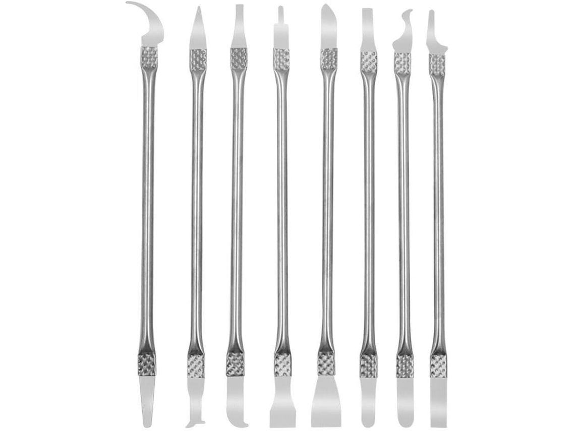 Conjunto De 8 Peças Metal Para Reparo Celulares E Remoção Placas-mãe Com