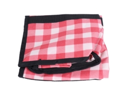 Sacola de armazenamento com zíper e alças em PVC e Oxford 600d para roupas, casa e viagens vermelha S/MARCA