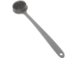 Lurelia Acessório De Duche Com Escova De Silicone Para Banho, Cabo Longo, Massagem Suave E Portátil, Uso Diário Prático