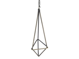 Suporte Geométrico Triangular Para Plantas Aéreas Decorativo