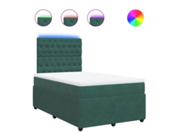 Box Spring Bed, Box Spring Beds Vidaxl Verde Veludo (120 X 200 Cm)