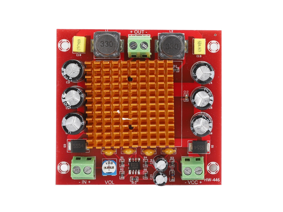 Aetheria placa de Amplificador de Potência Digital Tpa3116da 150w Single Track Hw‑446