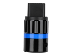 Conector Hembra Iec F124r, Cobre Puro, 20 A, Con Baño de Rodio para Cables de Audio Hifi Diy.
