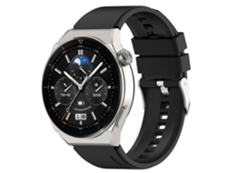 Pulseira De Silicone Com Fivela Prateada Para Huawei Watch Gt2 42mm / Watch 2 20mm Com Ponta Saliente