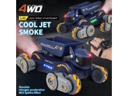 Carro De Controle Remoto Com Spray, Robô Eletrônico Com Sensor De Gestos 360°, Luzes E Música, Presente Para Crianças, Laranja