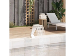 Vidaxl Fonte Para Piscina Aço Inoxidável 64x30x52 Cm Prateado