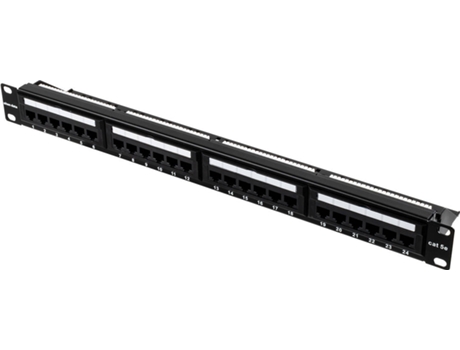 Acessório Rack AITEN DATA Painel de Conexões 24 Port FTP Cat5 1U
