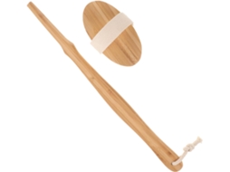 Escova De Banho E Costas Ergonômica Bambu Abaodam, Lavável E Portátil, Esfoliante Corporal Para Pele Sensível