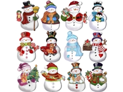 Enfeites De Natal Em Forma De Boneco De Neve Para Árvore De Natal, Enfeite De | De De,
