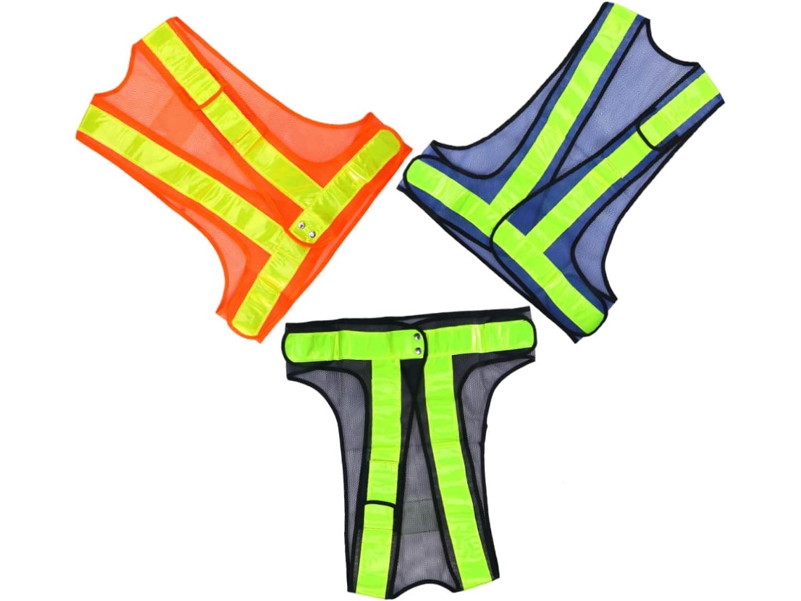 Tela Refletora Ajustável De Alta Visibilidade, Ideal Para Ciclismo E Construção, Proteção Para Atividades Ao Ar Livre. Tela Refletora A Gokoco