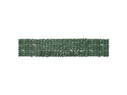 Vidaxl Tela De Varanda Com Folhas Verde-escuras 400x75 Cm