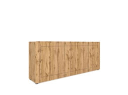 Aparador Com 4 Portas Elios Em Carvalho Natural, 200x40x83,5 Cm, 200x40x83,5 Cm.