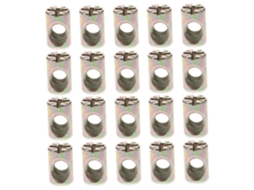 Homoyoyo 20-porcas De Barril M6x15mm Para Móveis E Berços, Liga De Zinco Durável Com Ranhuras Para Melhor Fixação Na