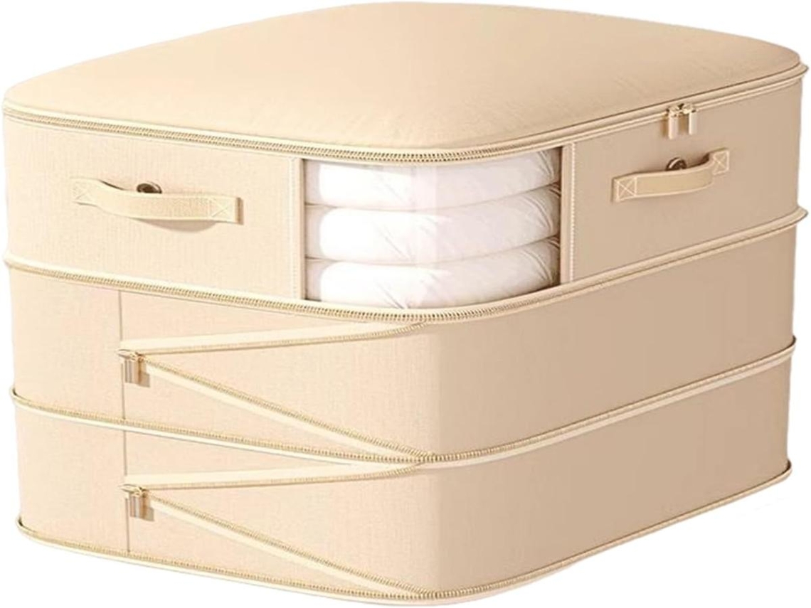 Lurelia Saco A Vácuo 52 X 46 Cm Para Roupas, Roupa De Cama E Edredons, Reutilizável, Hermético E Dobrável