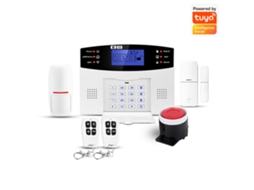 Kit Alarme Residencial Sem Fio Wifi Gsm Com Controle Remoto