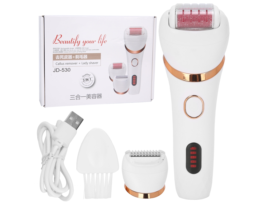 Quitamieluscos Eléctrico Pie + Depiladora Mujer