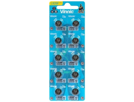 Pilhas VINNIC G7 / Ag7 / Lr57 / Lr927 1,5 V 10 Unidades