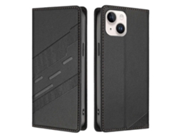Capa De Couro Com Suporte Para Carteira E Estampa Estilo Punk Para Iphone 13 De 6,1 Polegadas