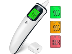 Termômetro Auricular para Crianças, de Testa Adultos, Bebês com Alarme Febre, Rá Pido e Preciso, Ideal Tod GOKOCO