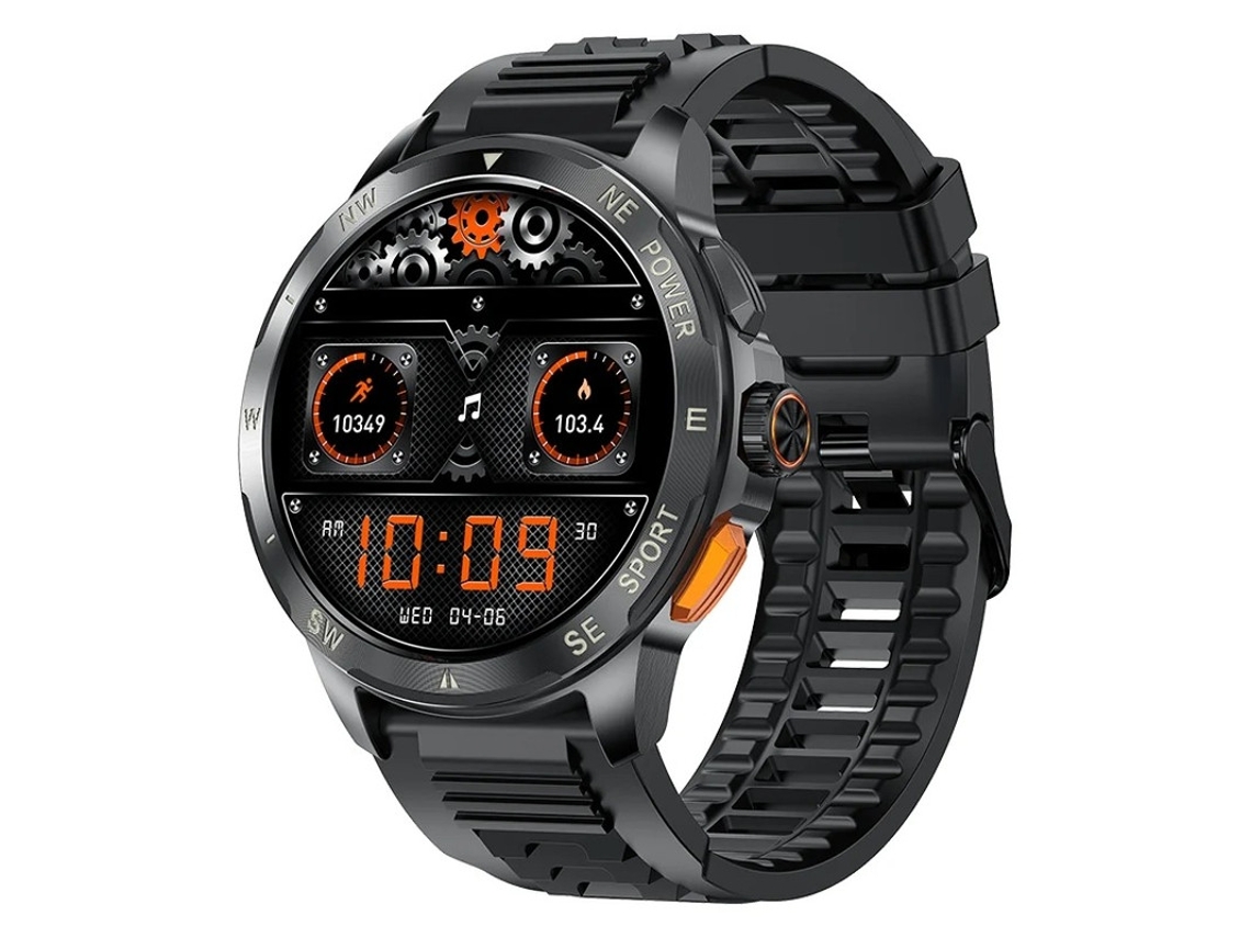 Smartwatch Ak77 Amoled Bluetooth Chamadas Esportes Ao Ar Livre Bestvite (preto)