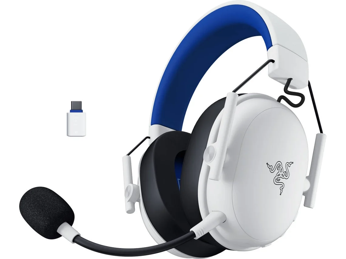 Auscultadores RAZER Blackshark V3 X Hyperspeed para PlayStation (Branco)