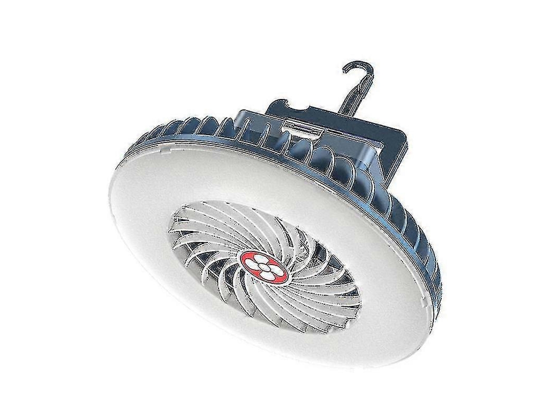 Rebe-ventilador De Camping Portátil Com Lanterna Led Recarregável Operado Por Bateria Com Gancho Para Tendal De Campanha Carro Emergência