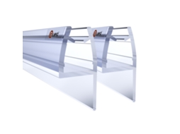 Quest Vedante Lateral Para Box De Duche Pvc, Para Vidro 6-8 Mm, 200 Cm, Transparente