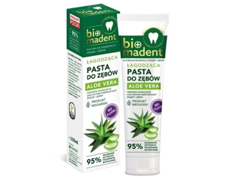 Bio Madent, Pasta De Dentes Calmante Com Aloe Vera, 100 Ml