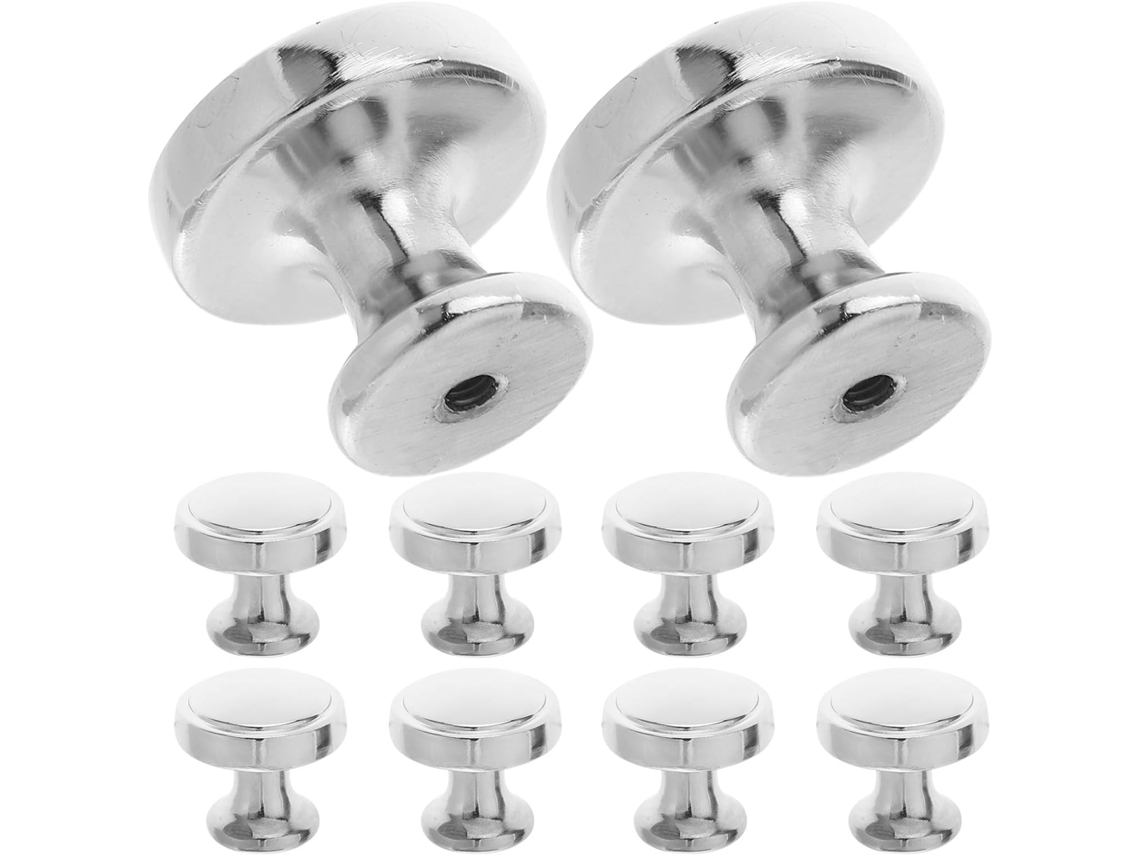 Puxadores Redondos Totority De 10 Polegadas Para Armários Cozinha Em Liga Alumínio Prateada, Com Design Ergonômico E