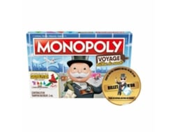 Jogo Coletivo MONOPOLY Voyage Autour du monde (Idade Mínima Recomendada: 8 anos - Versão em Francês)