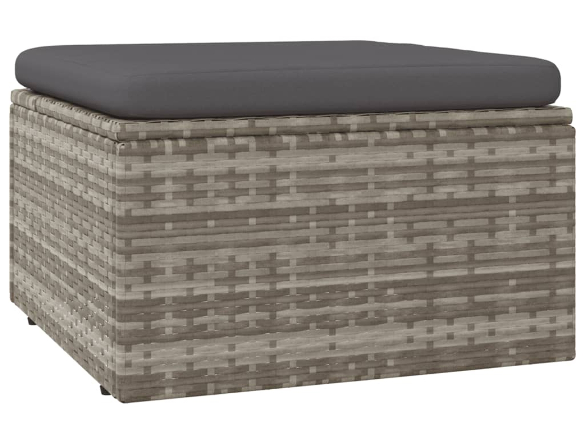 Footrest, Footrests Vidaxl Cinzeto Rattan / Vime (n/a)