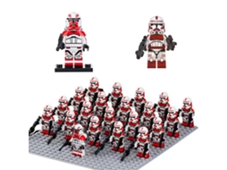 21 Figuras De Star Wars Guarda De Coruscant Bonecos De Montar