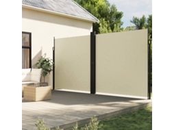 Vidaxl Toldo Lateral Retrátil 200x1200 Cm Cor Creme